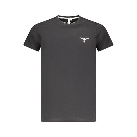Accademia Militare Black Cotton T-Shirt - Hilstor