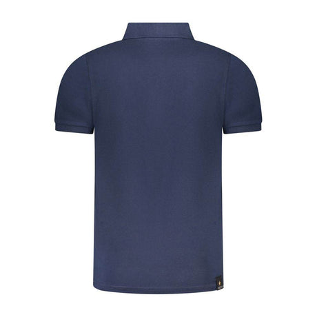 Accademia Militare Blue Cotton Polo Shirt - Hilstor