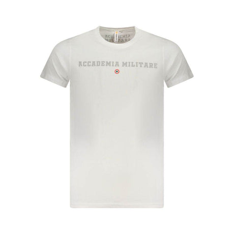 Accademia Militare White Cotton T-Shirt - Hilstor