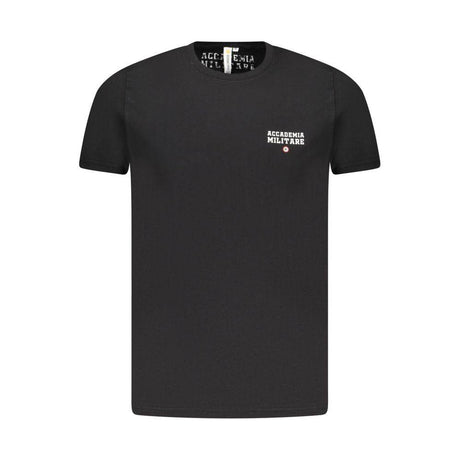 Accademia Militare Black Cotton T-Shirt - Hilstor