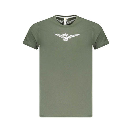 Accademia Militare Green Cotton T-Shirt - Hilstor