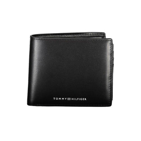Tommy Hilfiger Black Leather Wallet - Hilstor