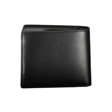 Tommy Hilfiger Black Leather Wallet - Hilstor