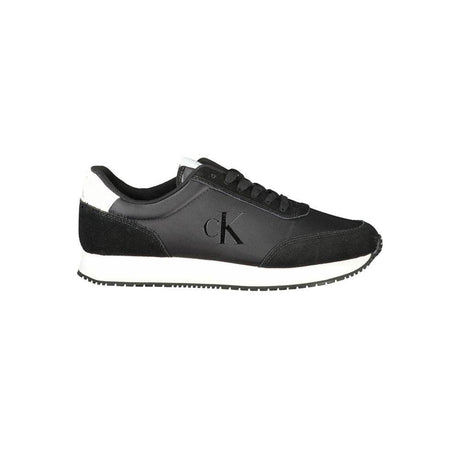 Calvin Klein Black Polyester Sneaker - Hilstor