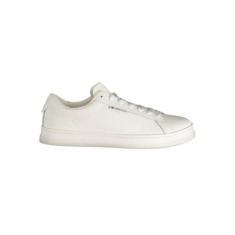 Tommy Hilfiger White Polyester Sneaker - Hilstor