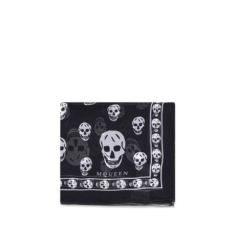 Alexander McQueen Silk Skull Scarf - Hilstor