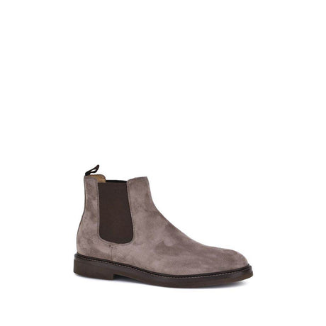 Brunello Cucinelli Suede Ankle Boots - Hilstor