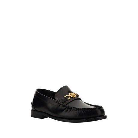 Versace Leather Loafers - Hilstor