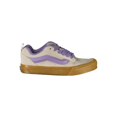 Vans Gray Leather Women Sneaker - Hilstor