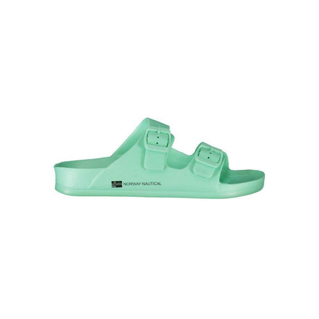 Norway 1963 Green Plastic Women Sandal - Hilstor