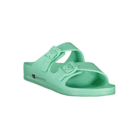 Norway 1963 Green Plastic Women Sandal - Hilstor