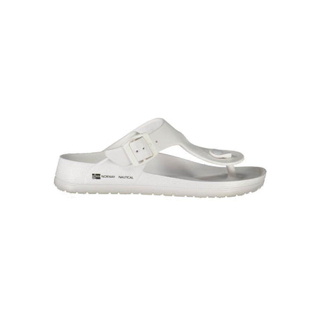 Norway 1963 White Plastic Women Sandal - Hilstor