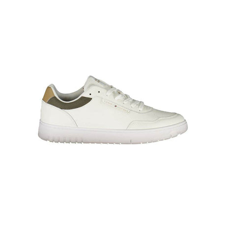 Tommy Hilfiger White Leather Men Sneaker - Hilstor