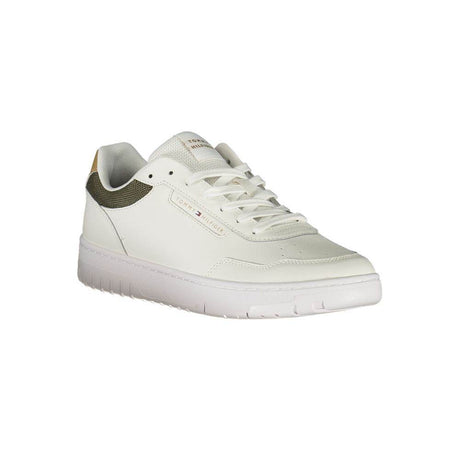 Tommy Hilfiger White Leather Men Sneaker - Hilstor