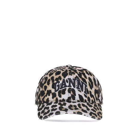 Ganni Leopard Baseball Hat - Hilstor