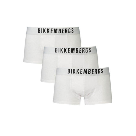 Bikkembergs White Cotton Underwear - Hilstor