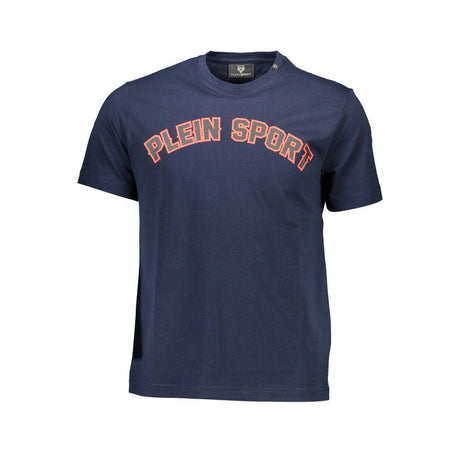 Plein Sport Blue Cotton T-Shirt - Hilstor