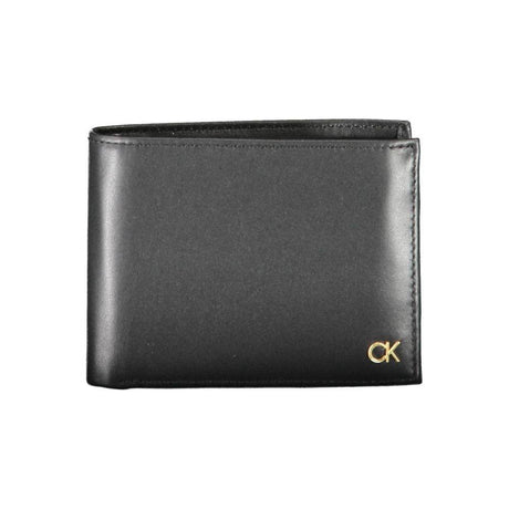 Calvin Klein Black Leather Wallet - Hilstor