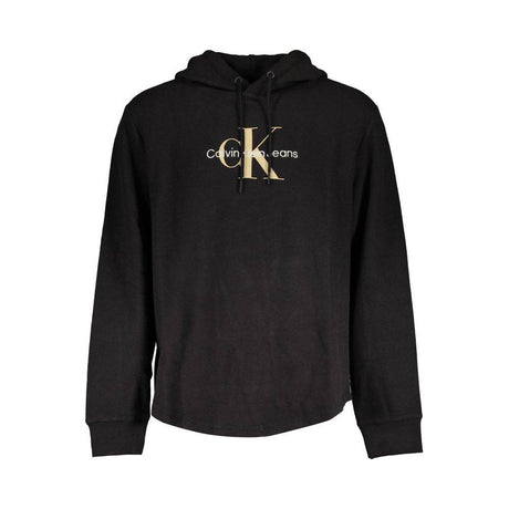 Calvin Klein Black Cotton Men Sweater - Hilstor