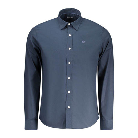 North Sails Blue Cotton Shirt - Hilstor