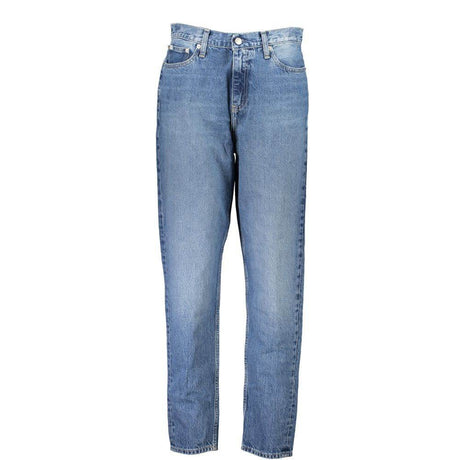 Calvin Klein Blue Cotton Women Jean - Hilstor