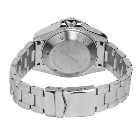 Bobroff Gray Stainless Steel Watch - Hilstor