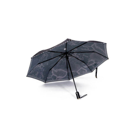 Alviero Martini Prima Classe Black Nylon Umbrella - Hilstor