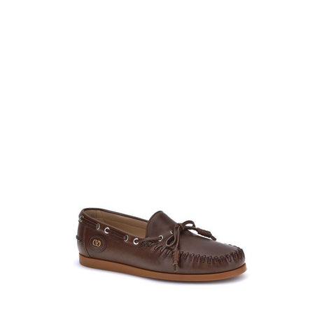 Valentino Garavani Palm Avenue Boat Loafers - Hilstor