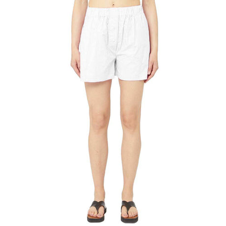 Hinnominate White Cotton Short - Hilstor
