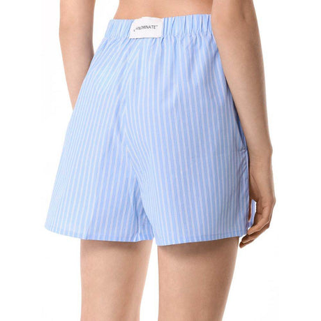 Hinnominate Blue Cotton Short - Hilstor