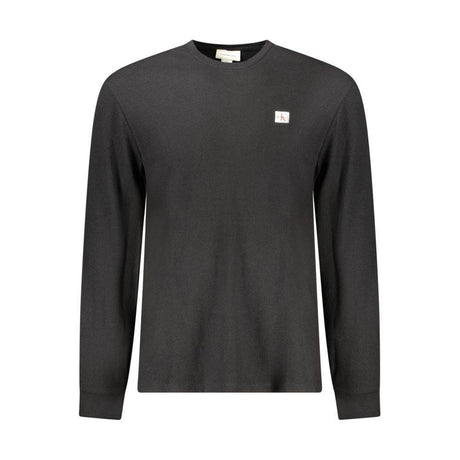 Calvin Klein Black Cotton Men Sweater - Hilstor
