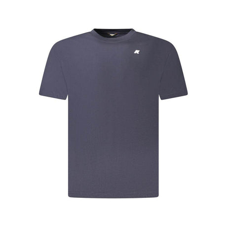 K-WAY Blue Cotton Men T-Shirt - Hilstor