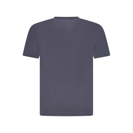 K-WAY Blue Cotton Men T-Shirt - Hilstor