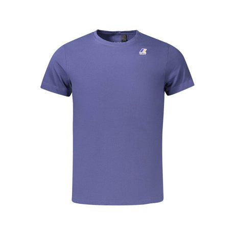 K-WAY Blue Cotton Men T-Shirt - Hilstor