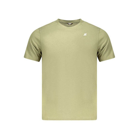 K-WAY Green Cotton Men T-Shirt - Hilstor