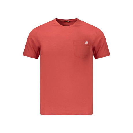 K-WAY Red Cotton Men T-Shirt - Hilstor