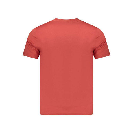 K-WAY Red Cotton Men T-Shirt - Hilstor