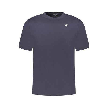 K-WAY Blue Cotton Men T-Shirt - Hilstor