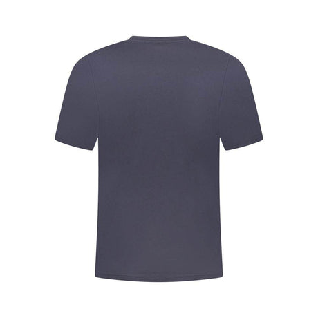 K-WAY Blue Cotton Men T-Shirt - Hilstor