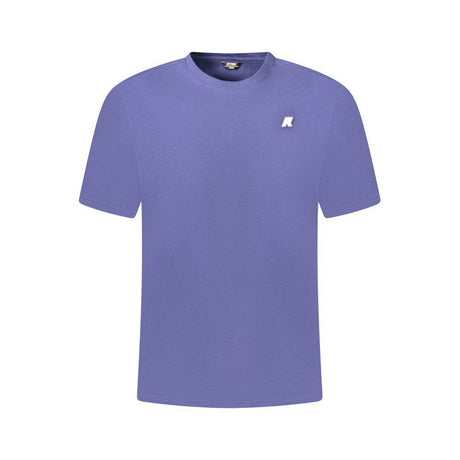 K-WAY Blue Cotton Men T-Shirt - Hilstor