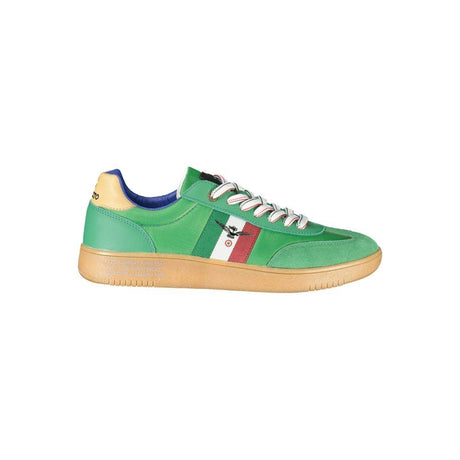 Esercito 1659 Green Leather Men Sneaker - Hilstor