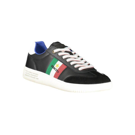 Esercito 1659 Black Leather Men Sneaker - Hilstor