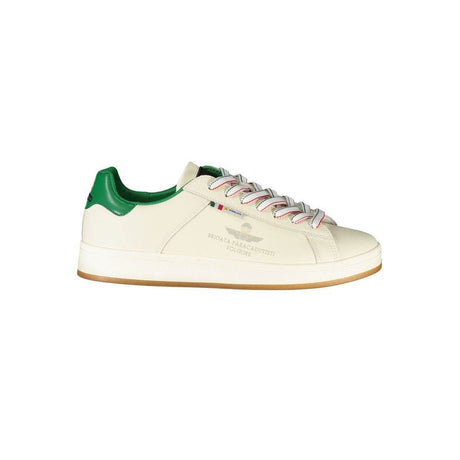 Esercito 1659 White Leather Men Sneaker - Hilstor