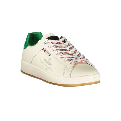 Esercito 1659 White Leather Men Sneaker - Hilstor
