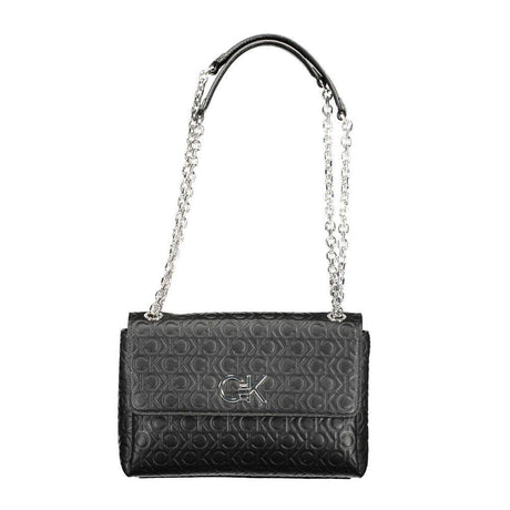 Calvin Klein Black Polyester Handbag - Hilstor