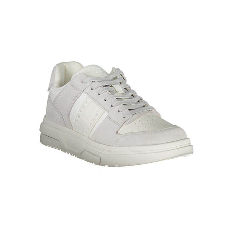 Tommy Hilfiger White Polyester Sneaker - Hilstor