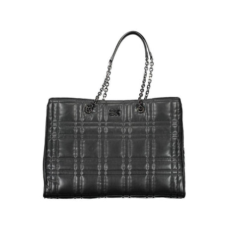 Calvin Klein Black Polyester Handbag - Hilstor