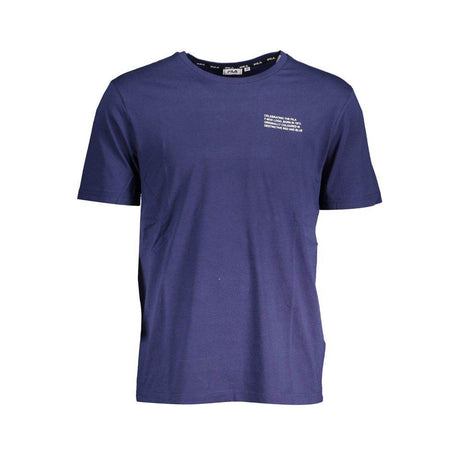 Fila Blue Cotton T-Shirt - Hilstor
