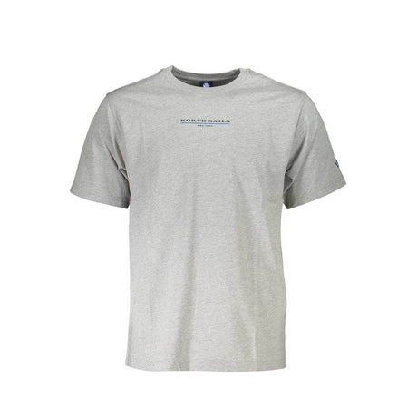North Sails Gray Cotton T-Shirt - Hilstor
