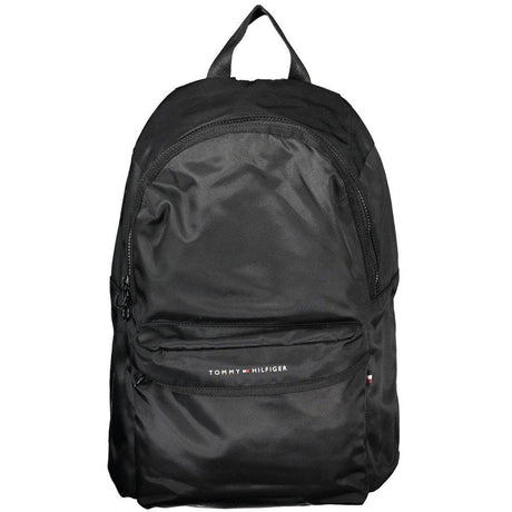Tommy Hilfiger Black Polyester Backpack - Hilstor